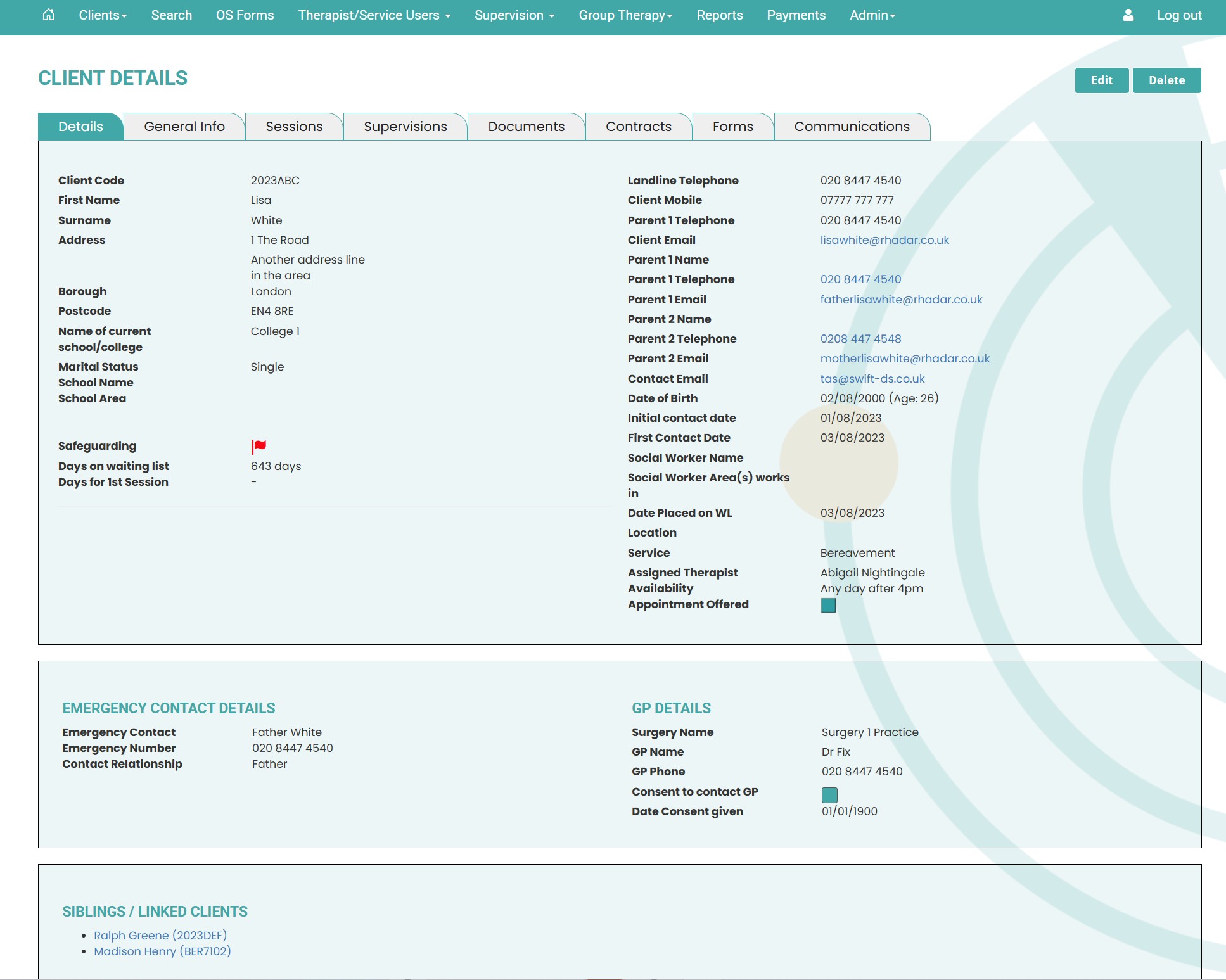 Link Client Records